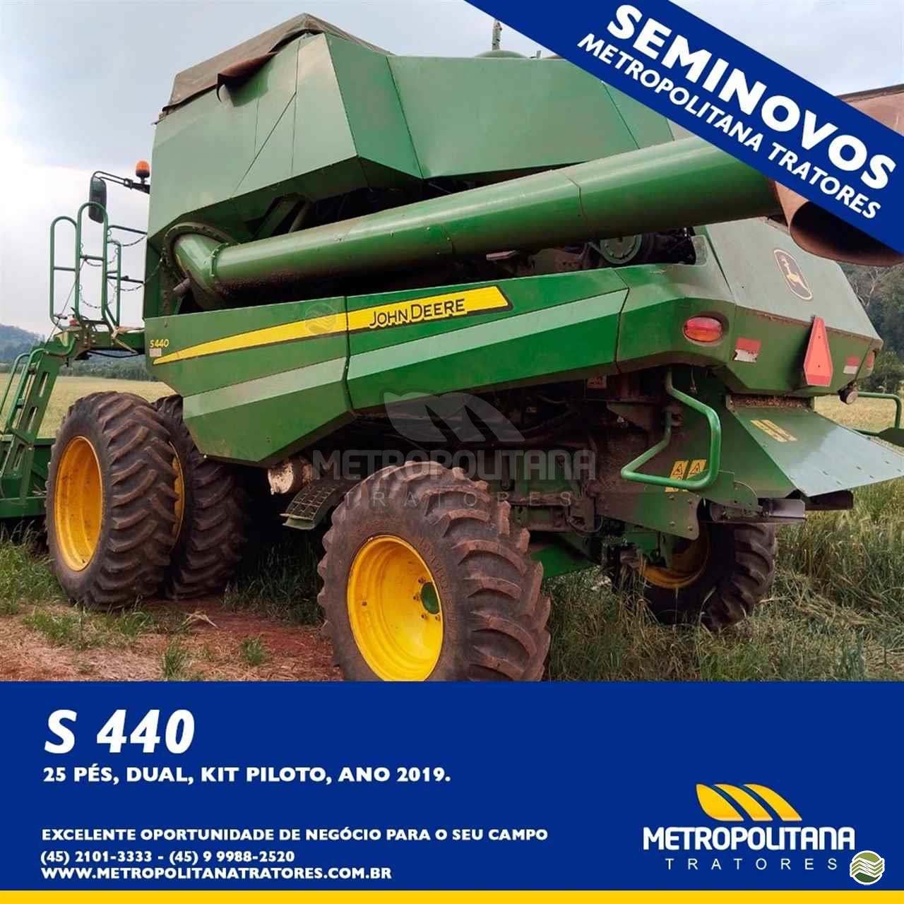 COLHEITADEIRA JOHN DEERE JOHN DEERE S440 Metropolitana Tratores - New Holland CASCAVEL PARANÁ PR